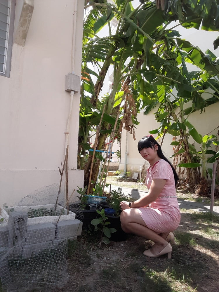 FN006 I&#039;m a kathoey in a Thai patterned dress #10