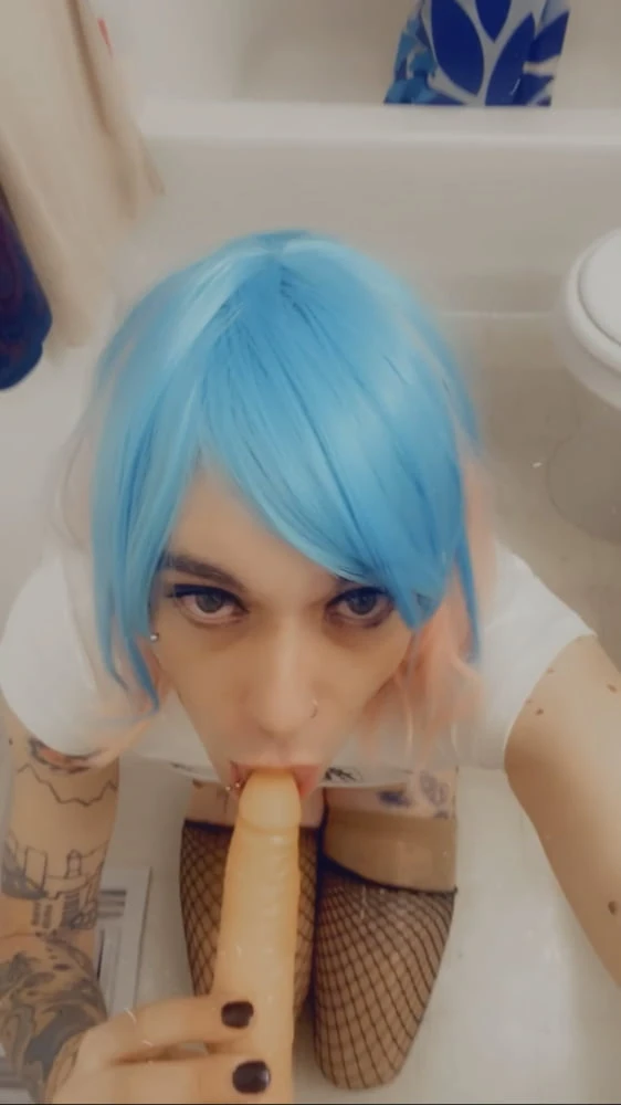Cute Cosplay Trap in a Micro Bikini #13