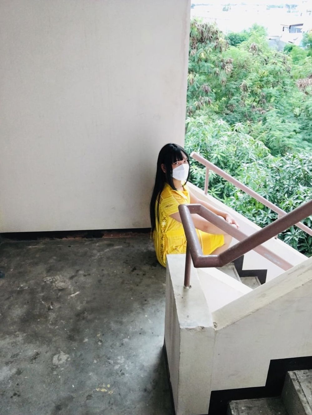 Dress Yellow Teen ladyboy #43