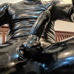 Black Rubber Cock