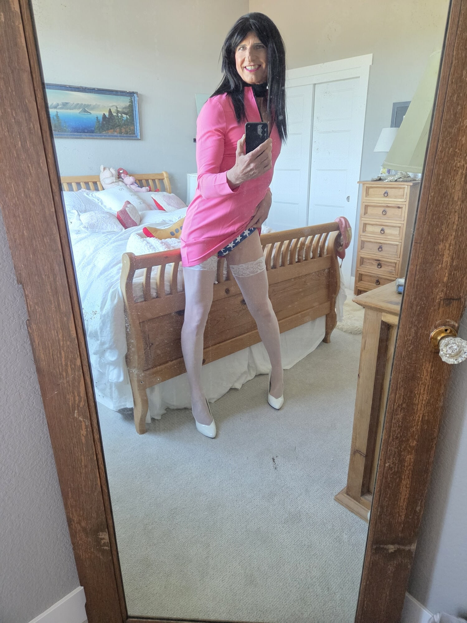 Pink dress three #3