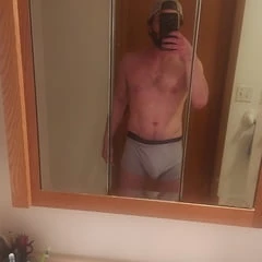 Young white cock