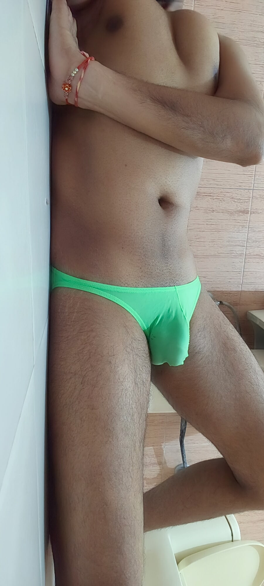 Got some fresh pictures of my new underwear and beautiful di #12