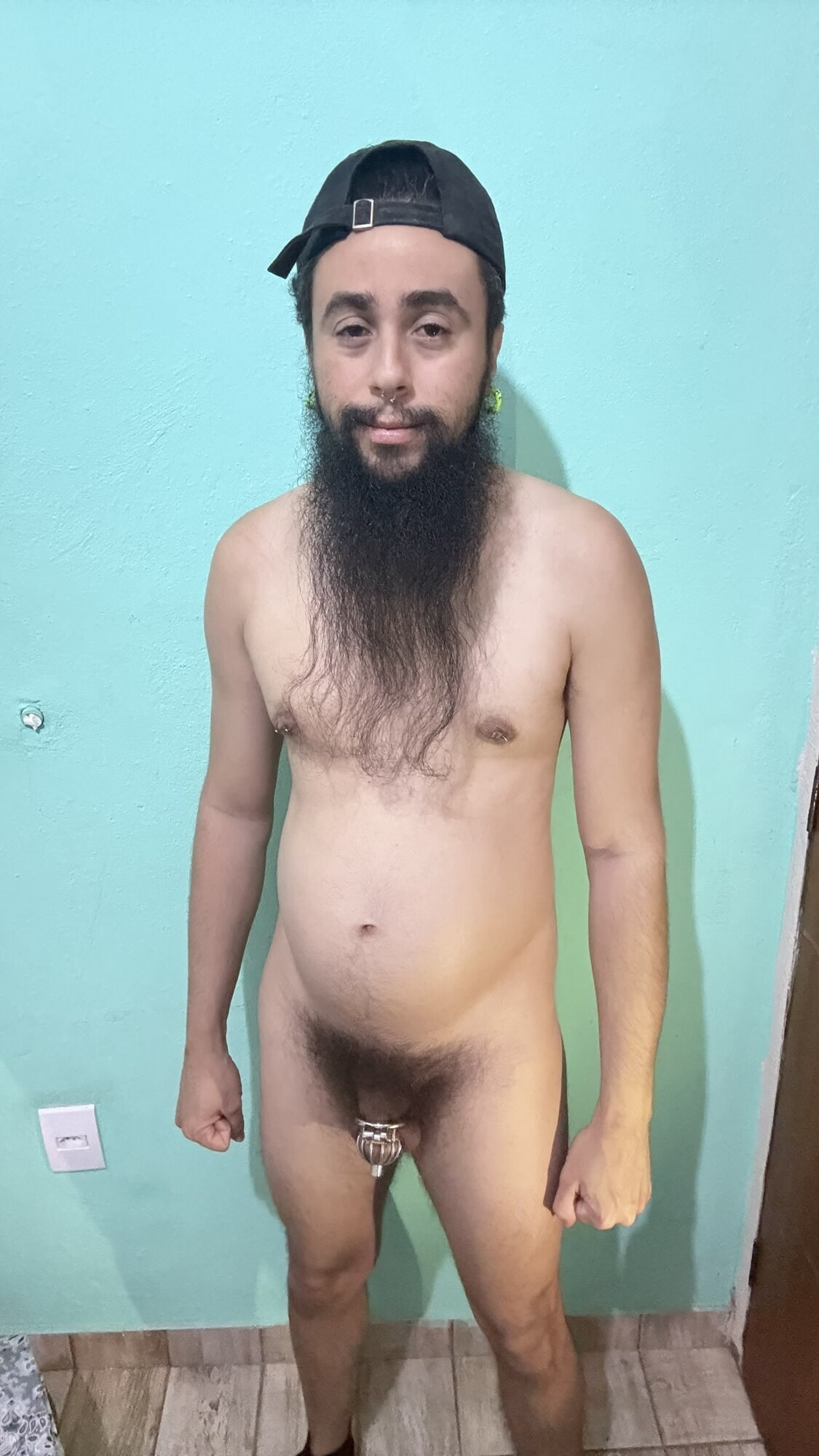 Locked in Chastity with Sounding