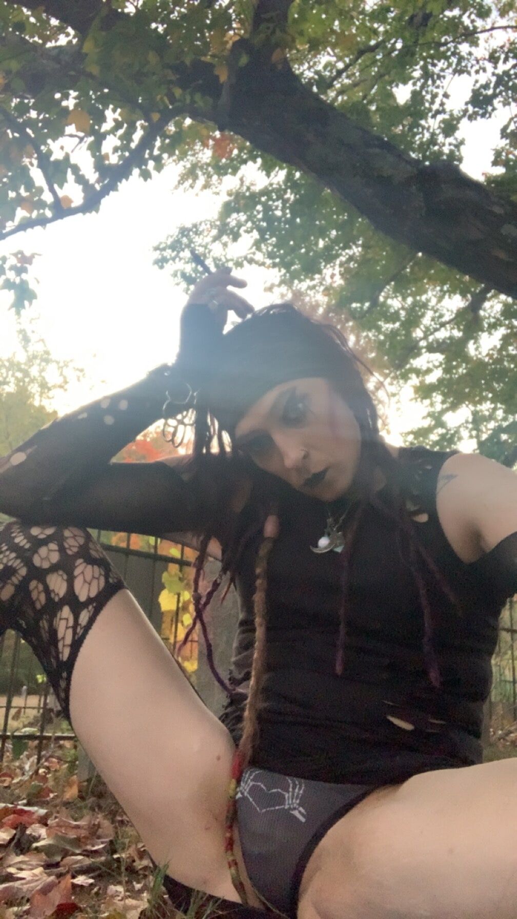 Sexy Goth T-Girl Amber AddamsTG  #10