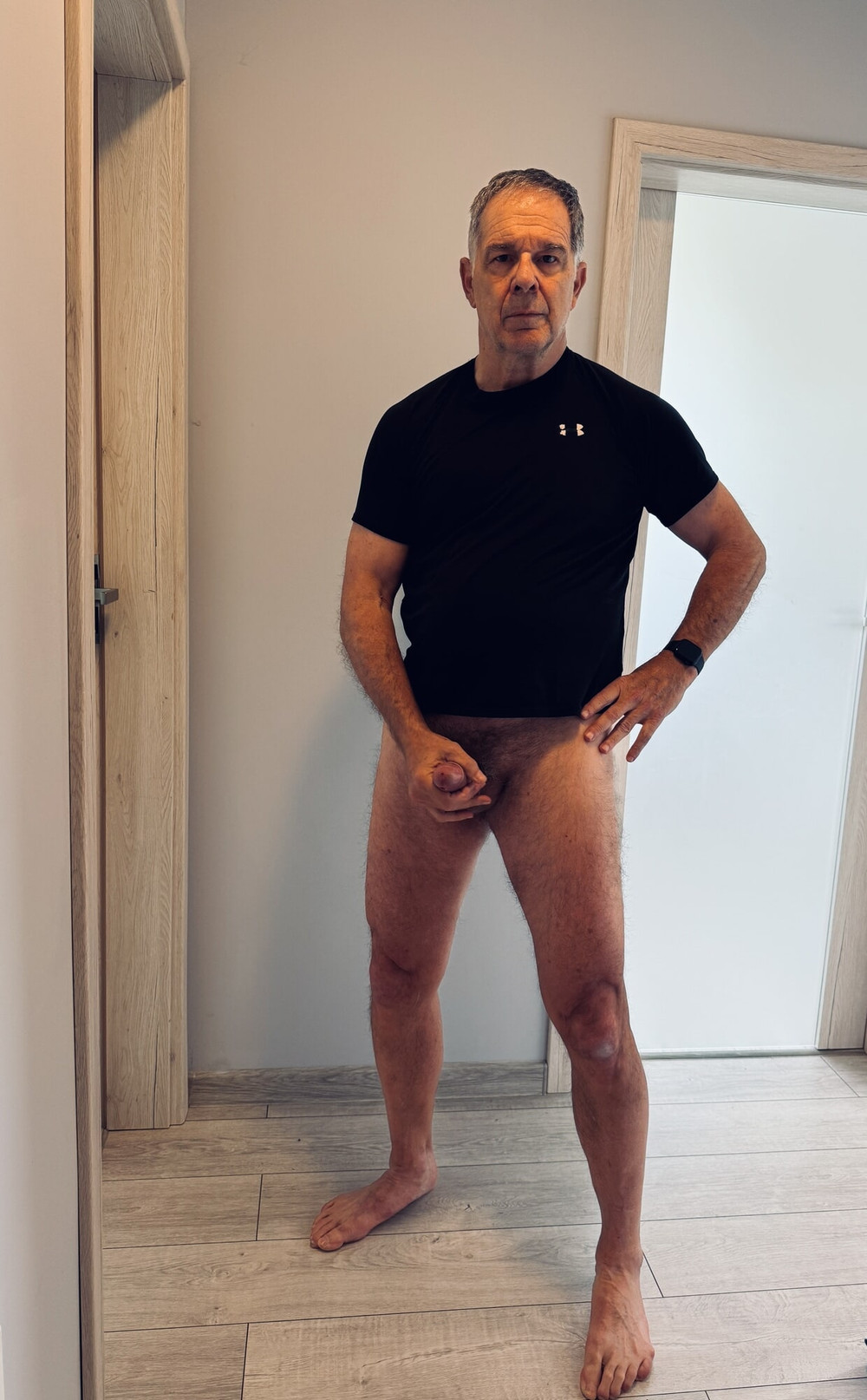 Posing for Friend