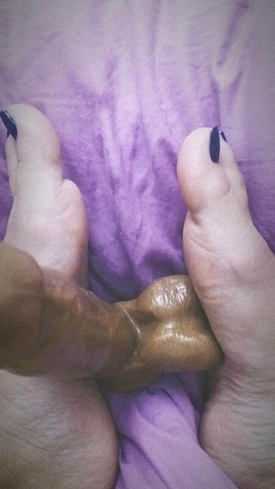 Footjob, Dildo, Foot Fetish, Sexy Feet #10