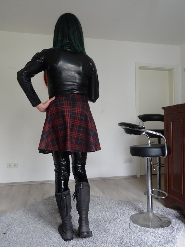 Davine in Sissy Latex Outfit #3
