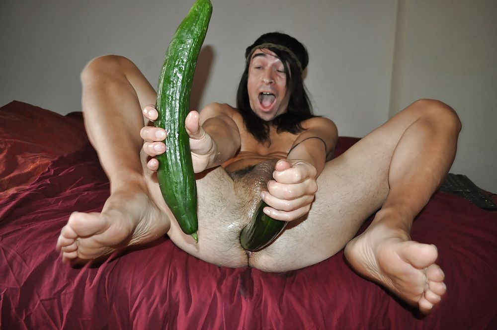 Tygra gets off with two huge cucumbers #19