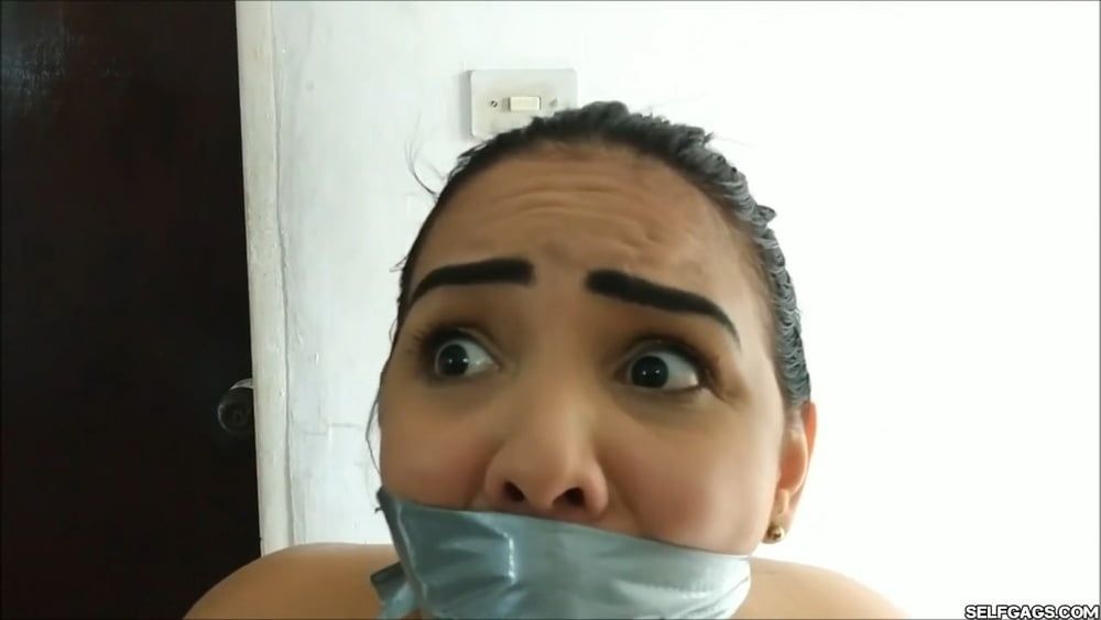Her First Time Bound And Gagged - Selfgags #21