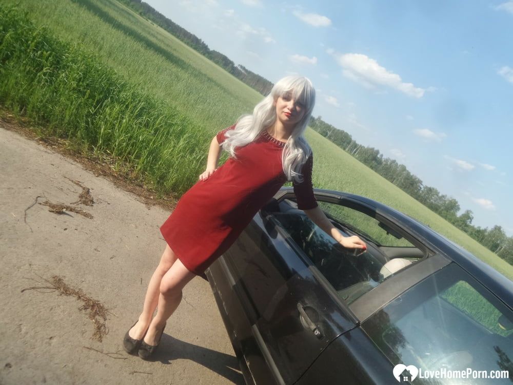 Beautiful blonde wants you in her car #56