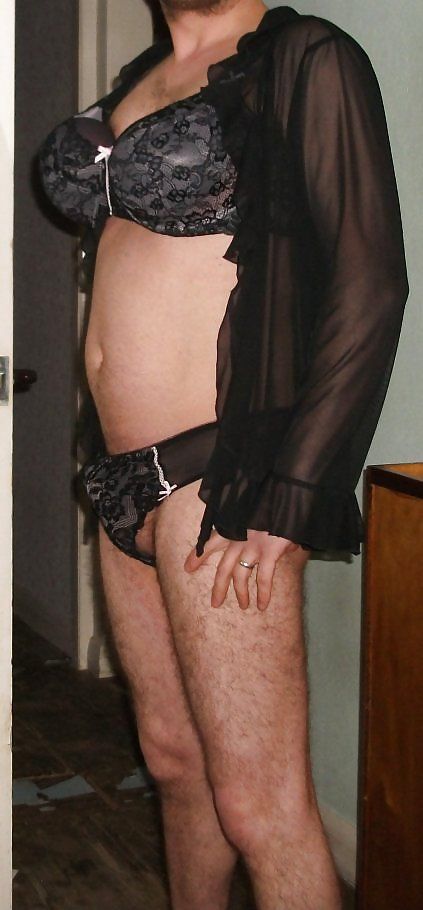 Dressing up in panties and bra, 2012. #2