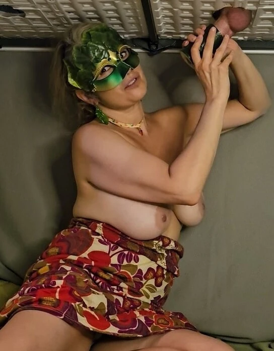 Cucumber Cock Milking Hand job  Amateur Mistress Thursday #35