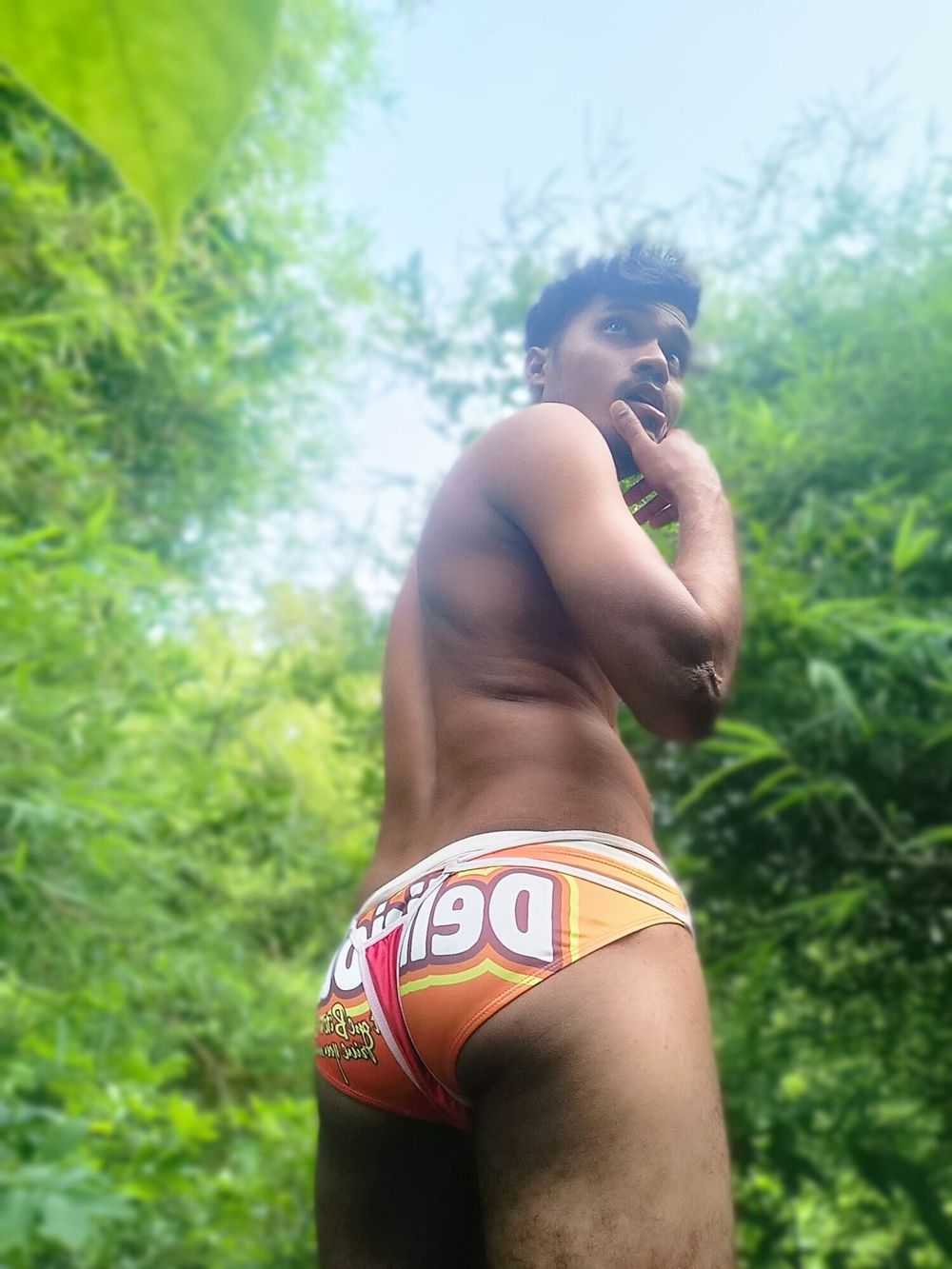  jordiweek in hot red man brief  #18