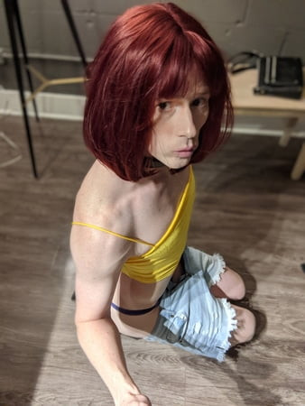 1. foto snimanje CD Crossdresser Sub Slut Visoke potpetice i gaćice