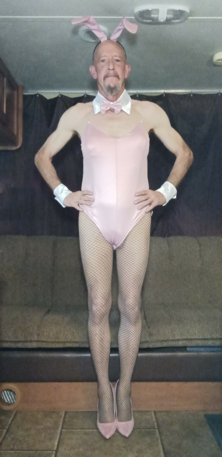 Faggot Andrew Brown Dressed for Easter