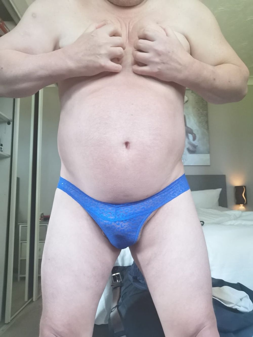 Blue thong  #3