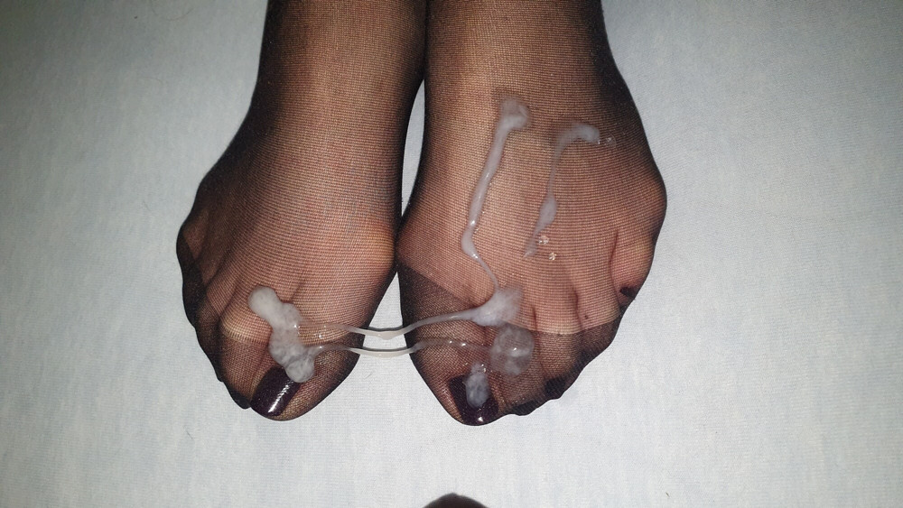 Semen on wife&#039;s feet all the time #7