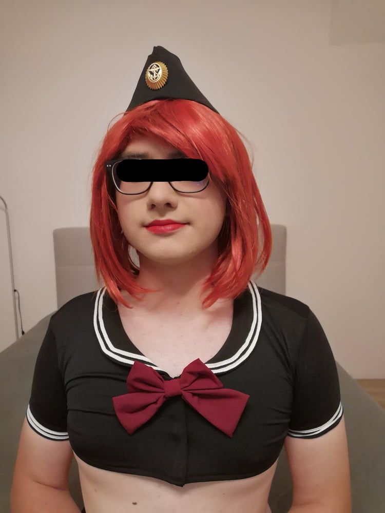 Red haired navy officer sissy #35