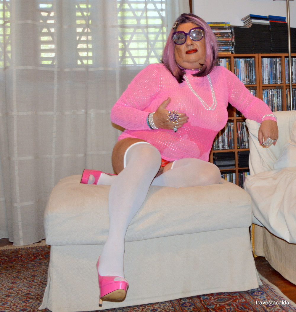 little sissy whore in pink #41