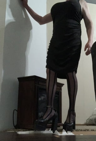 New stockings and heels