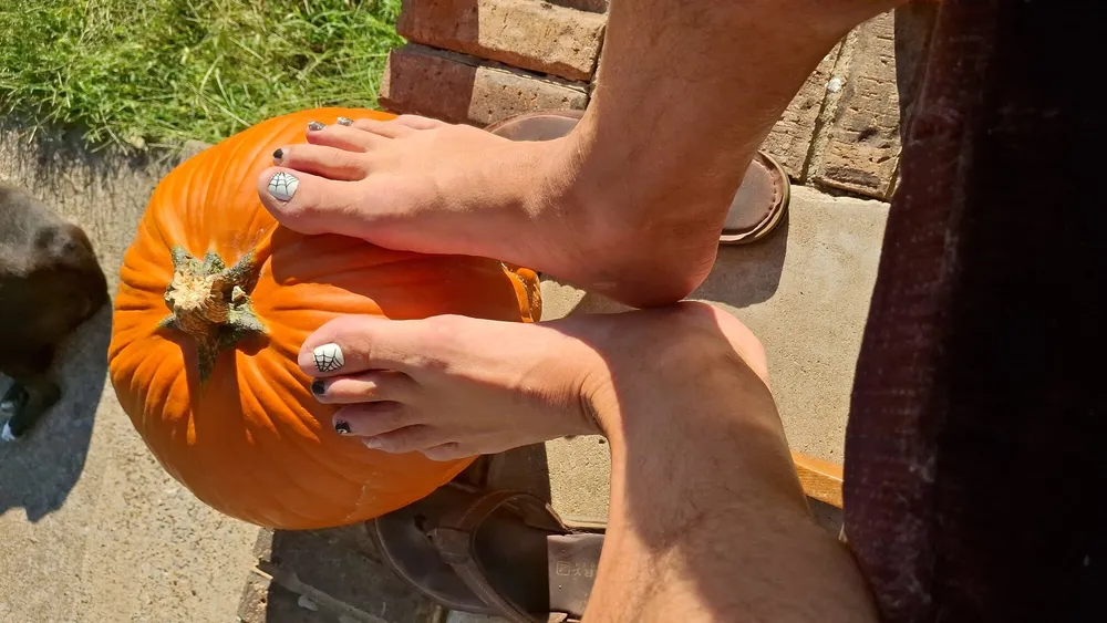 Pumpkin Foot Fetish #31