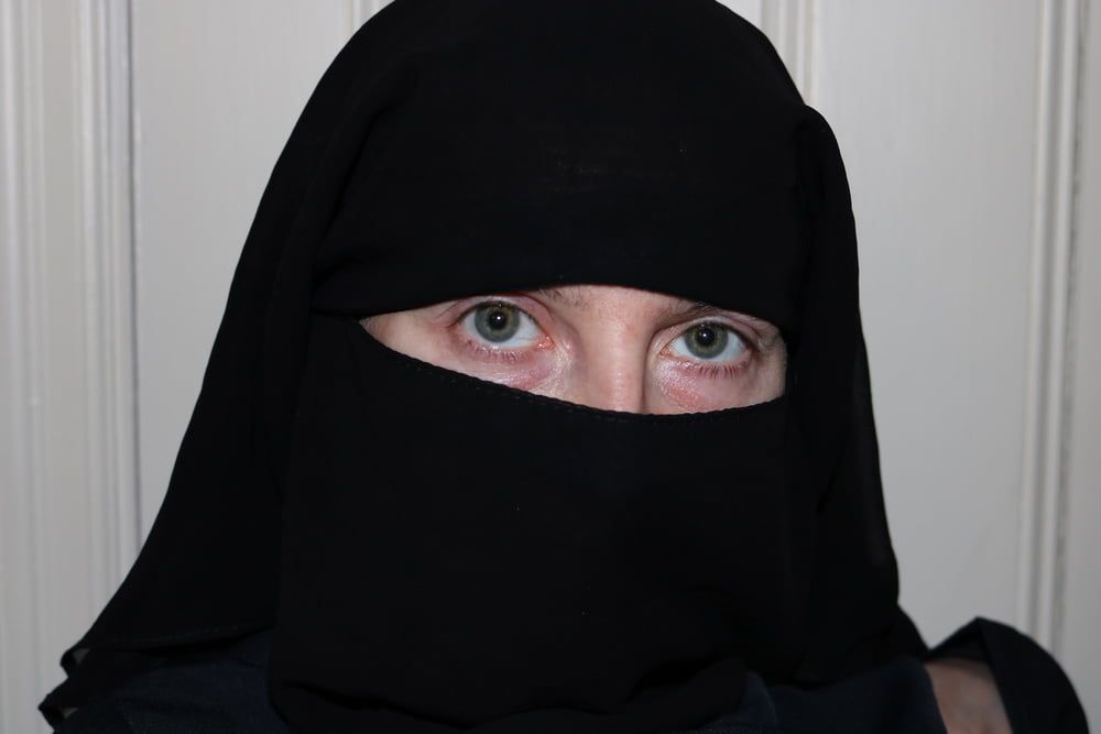 Burqa Niqab Fishnet Pantyhose #32