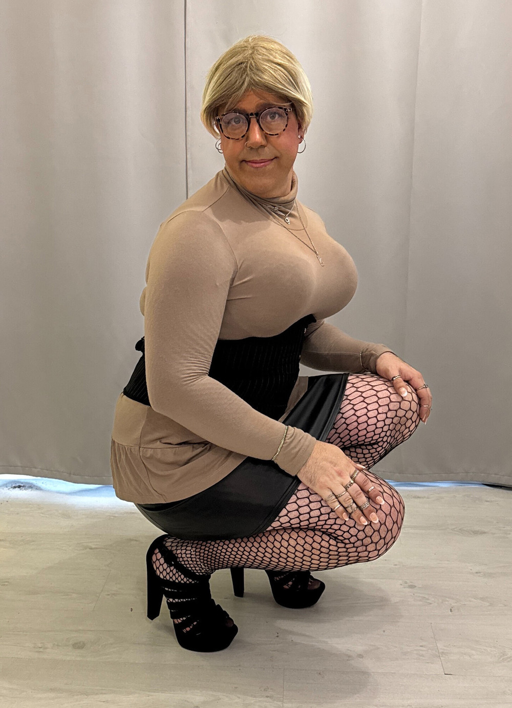 In a skirt and heels #11