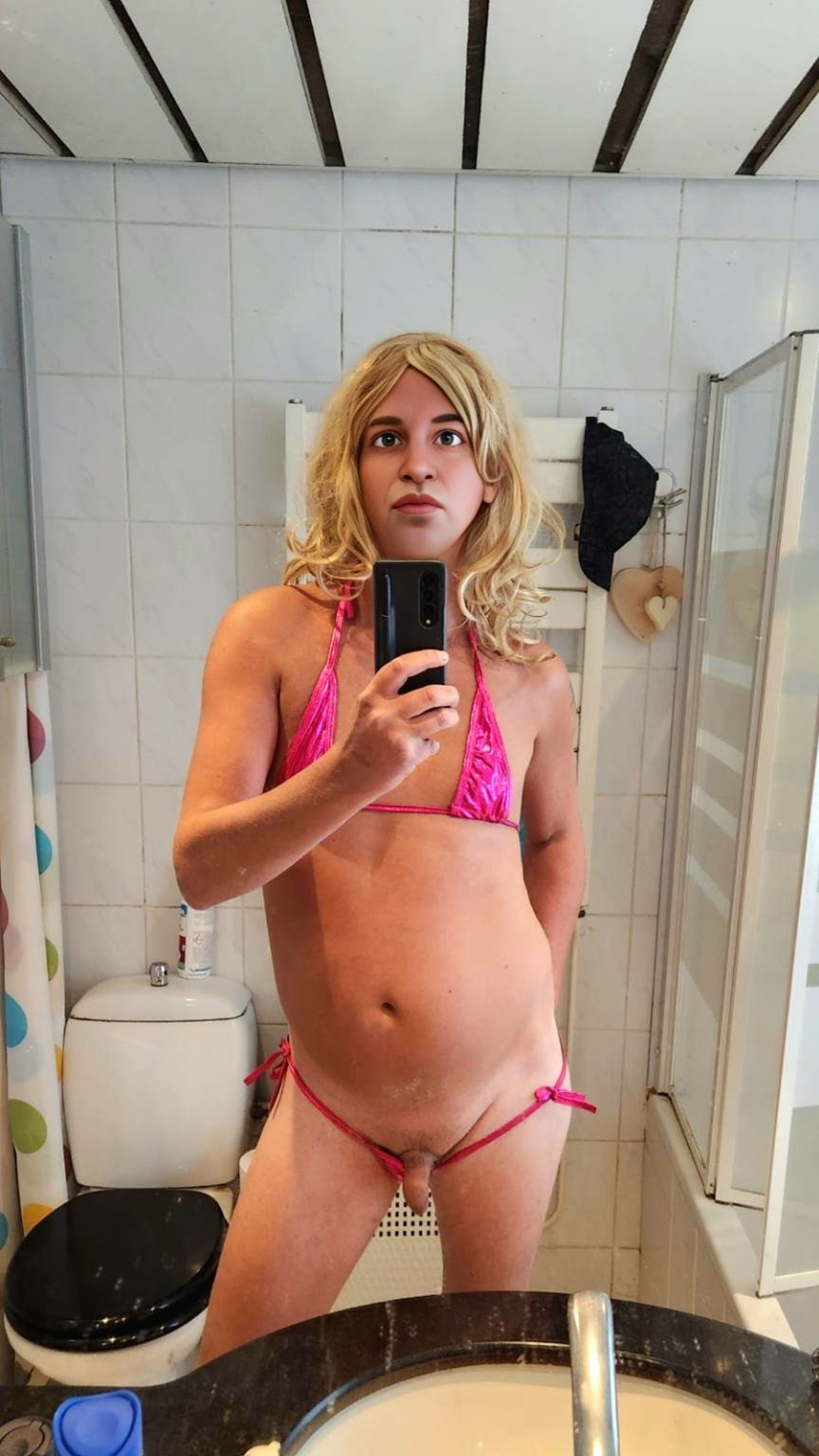 Dutch sissy crossdresser tgirl barbie FamkeJames  #24