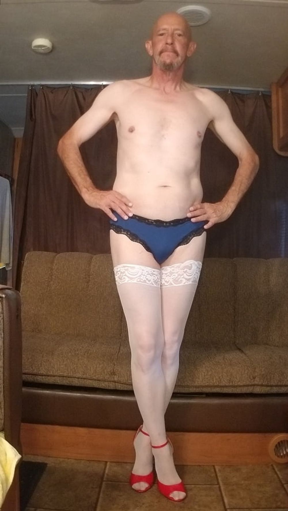 Faggot Andrew Brown Exposed Cross Dresser #17