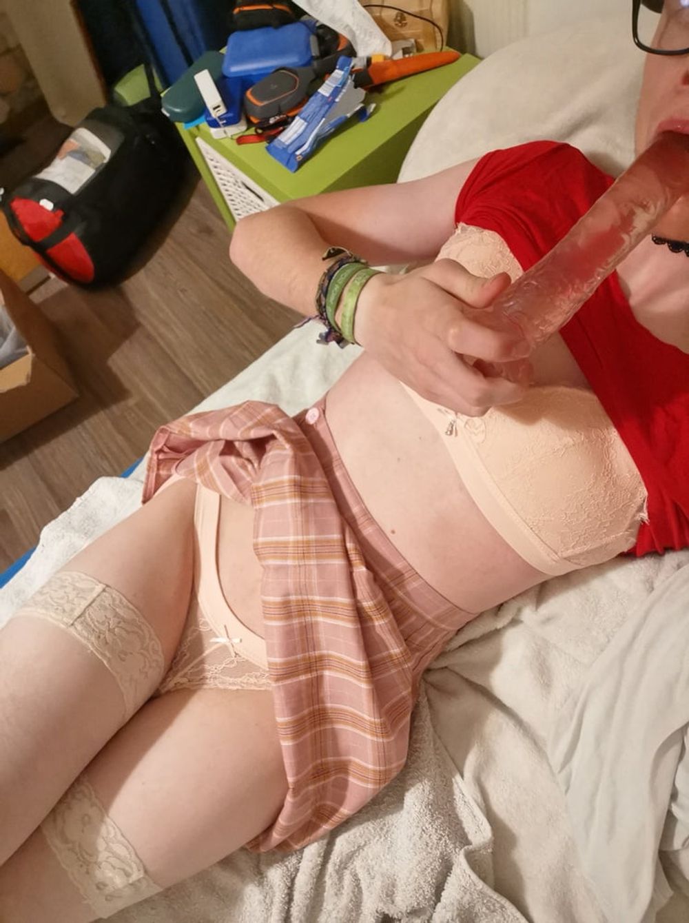 Femboy Sammy in Red #3