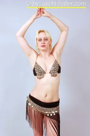 photo shoot with blonde cum slut dany sun as a belly dancer         