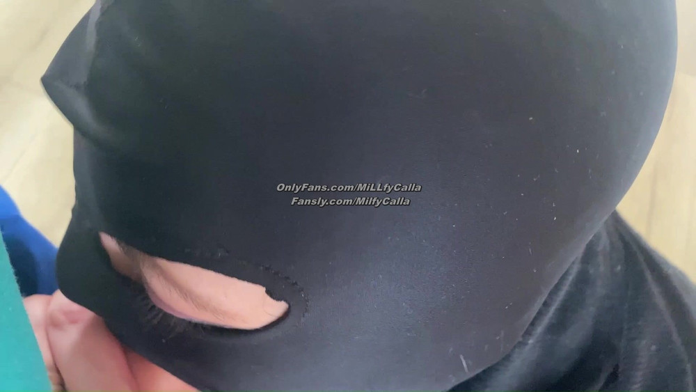 Full Body Fishnet Blowjob – Cum on My Clothes #58