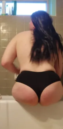 dildo shower wig thicc fem cd transgender bottom booty         