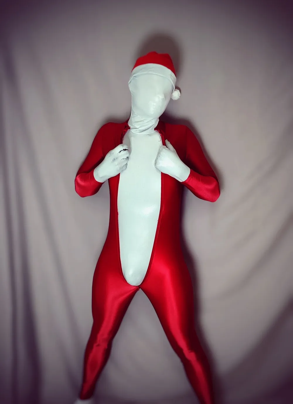 Christmas Zentai session #3