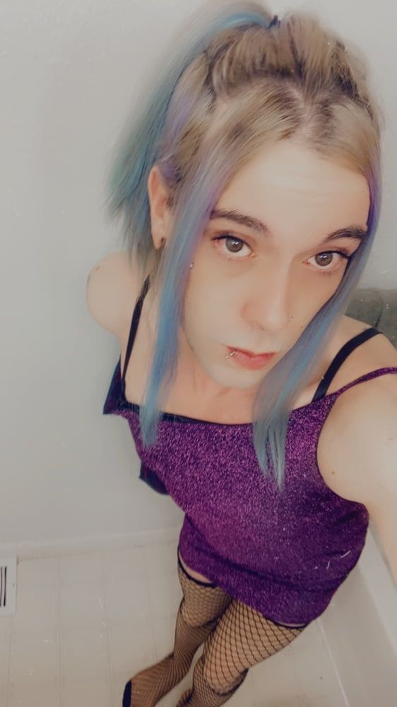 Hot Purple Minidress Slut #16