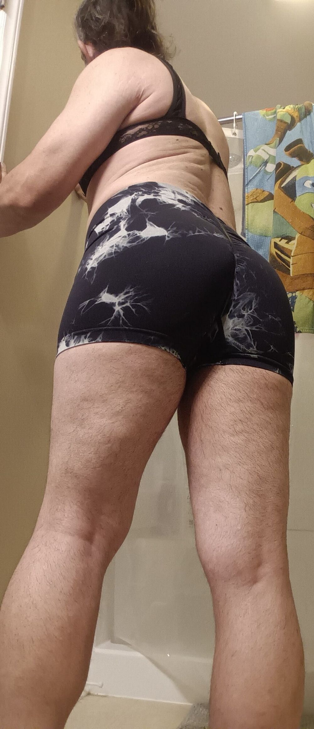 Ass looks so good in my little sexy shorts.... What do you t #33