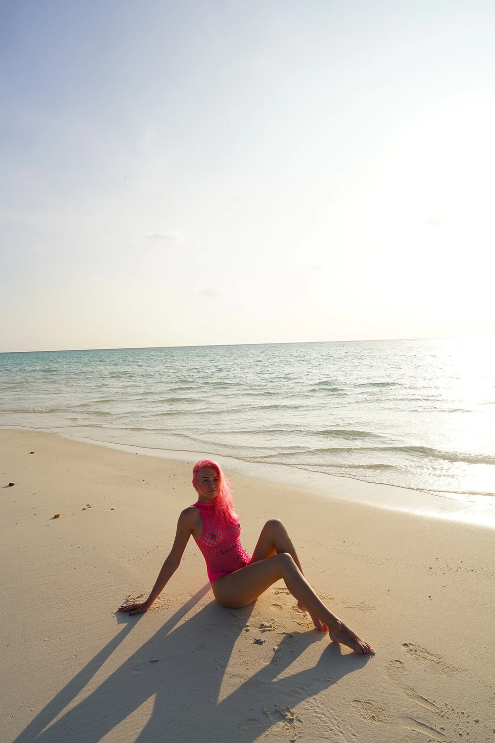 Vicky on the beach #2