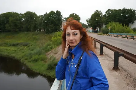 on vazuza river in cold weather         