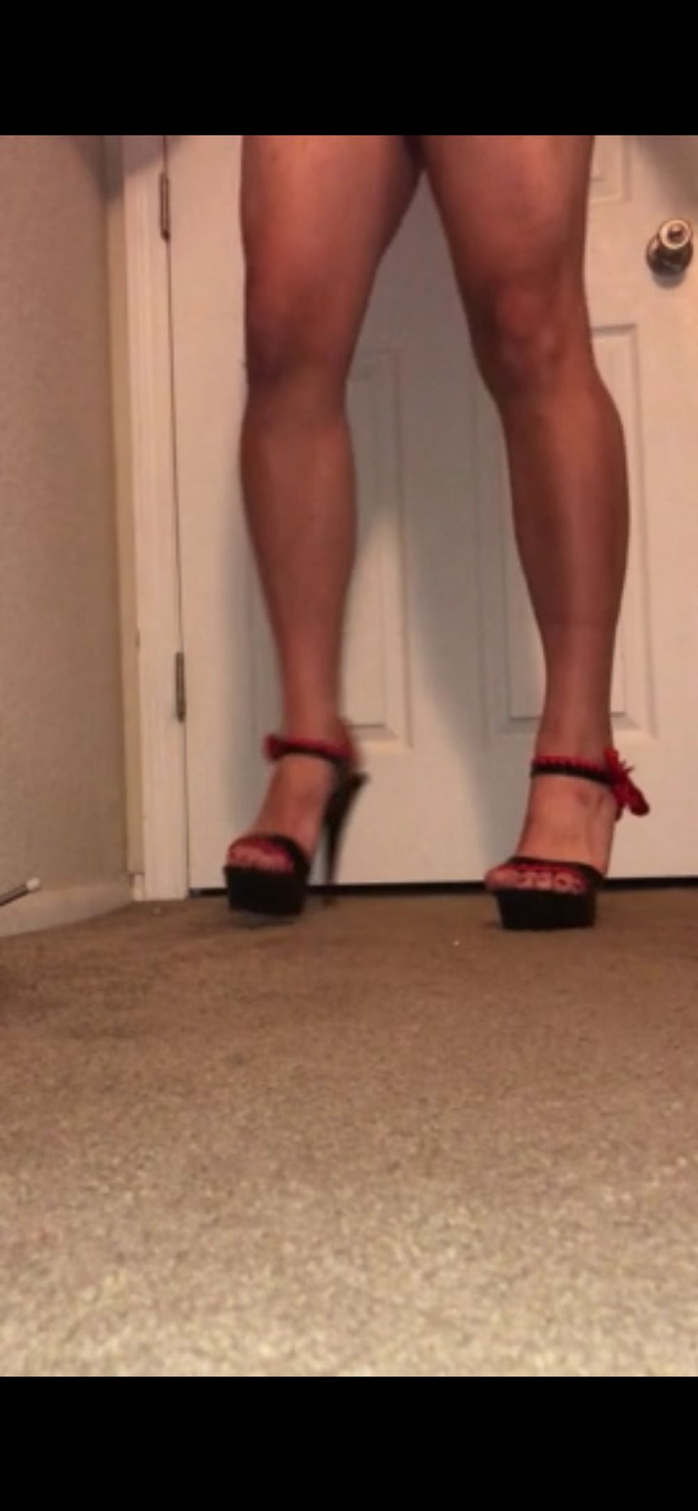 Black sexy high heels  #3