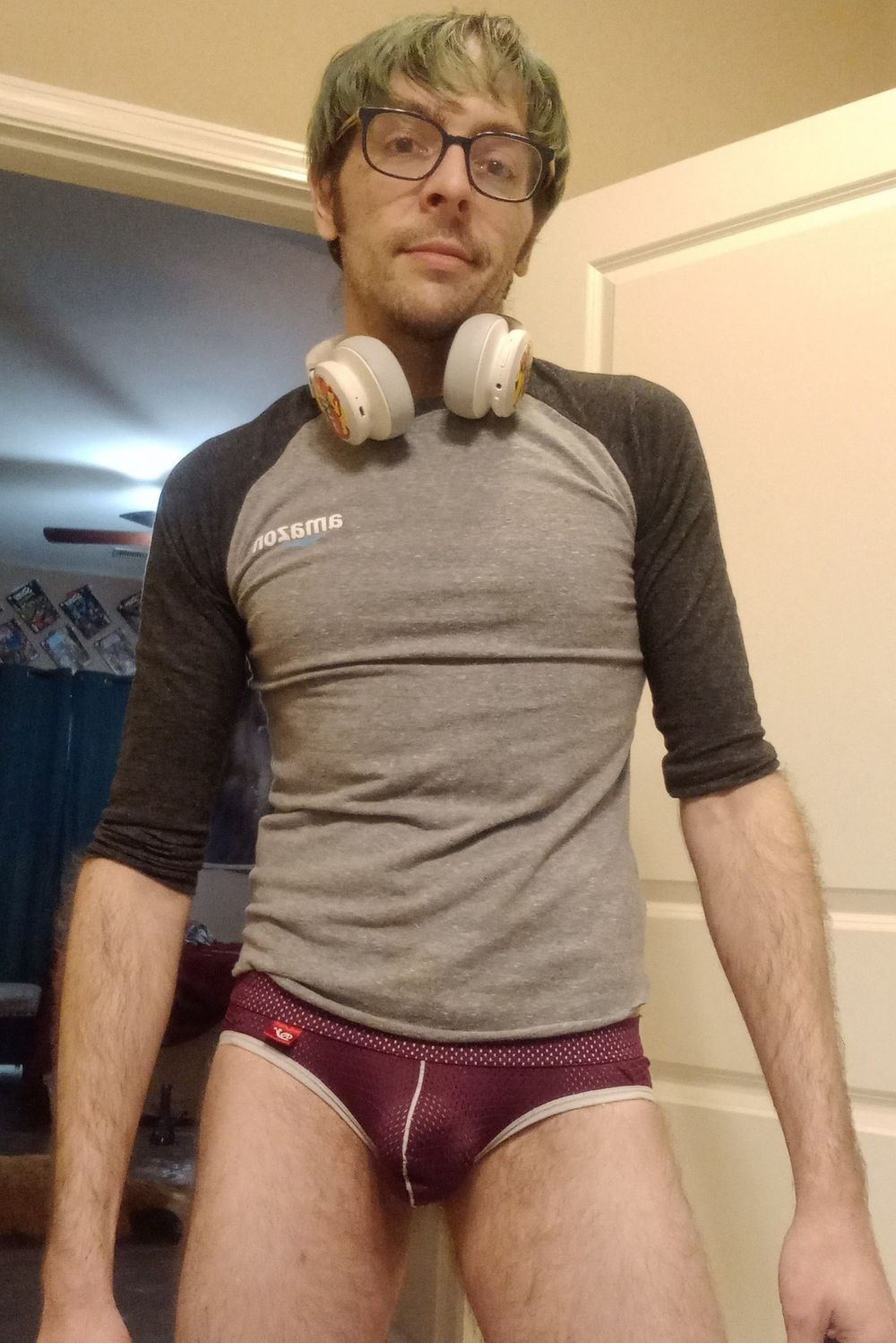 Puppers Showing off in underwear...again #32