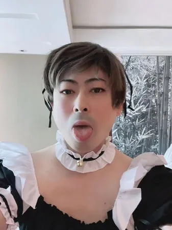 asian sissy in maid dress         