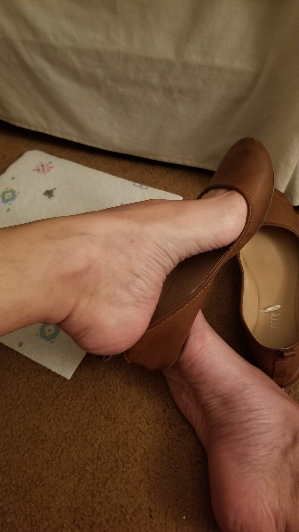 Wearing and Fucking my Girlfriends Shoes #41