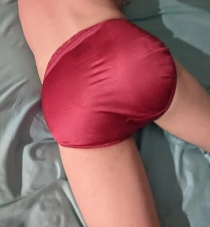 Just a sexy pantyboy in all nylon panties! #13