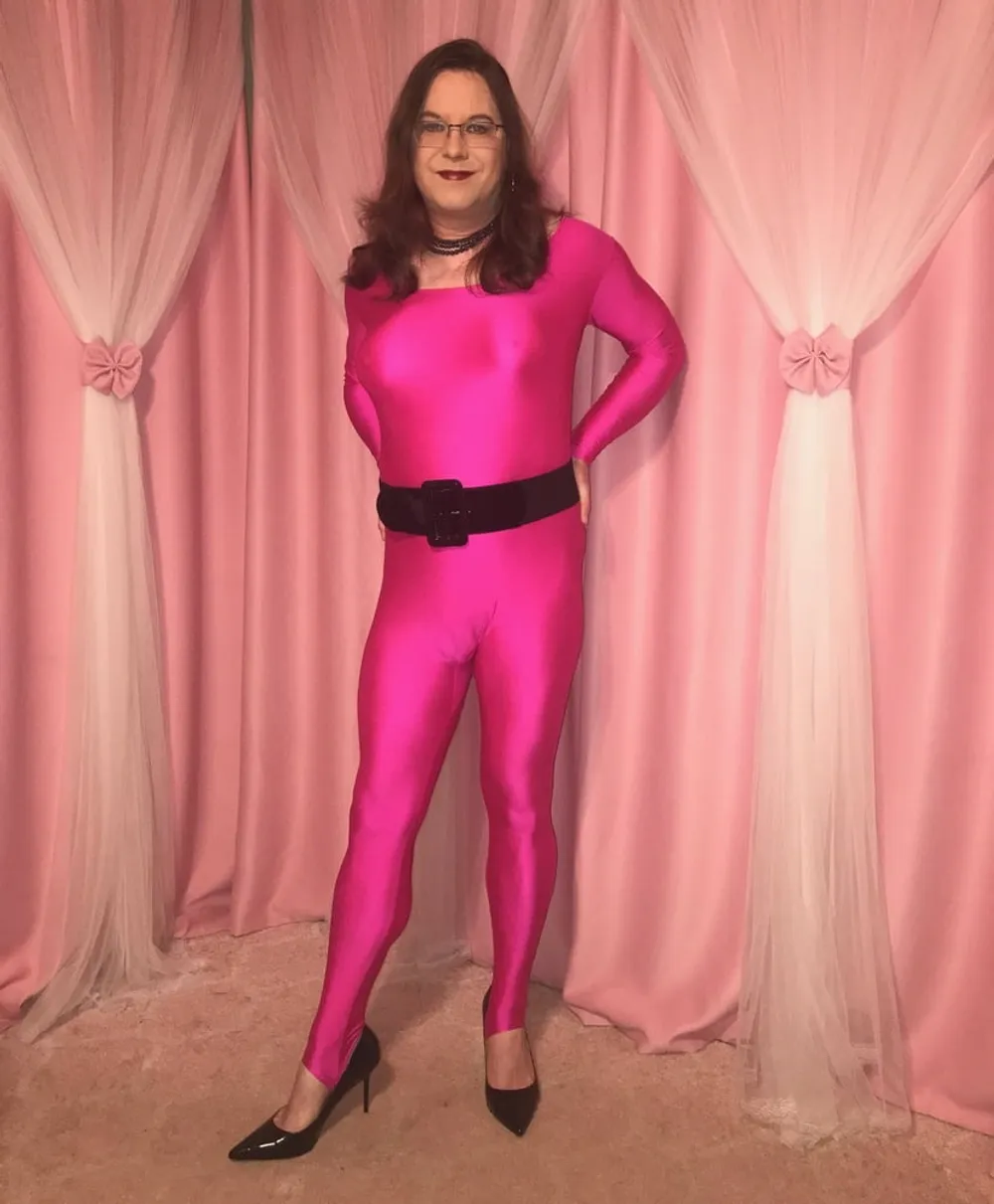 Joanie - Hot Pink Catsuit #15