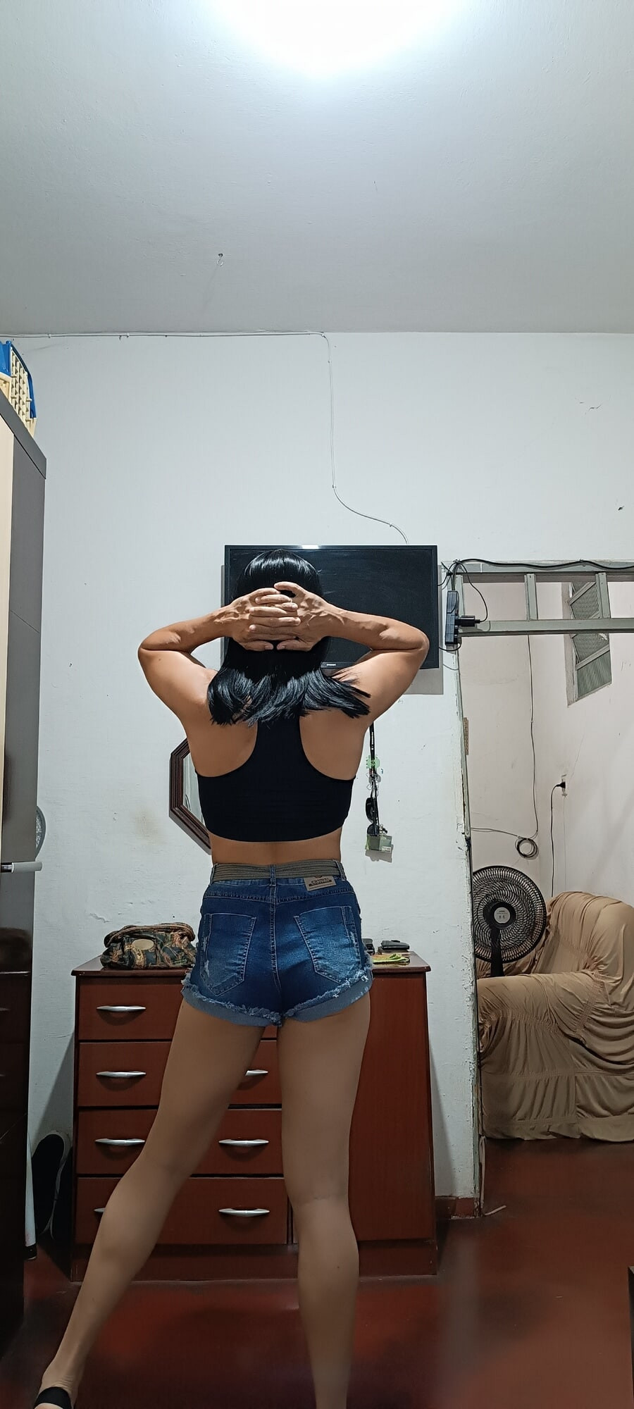 Sakura Nakamura Shorts jeans  And Shorts Gym  #39