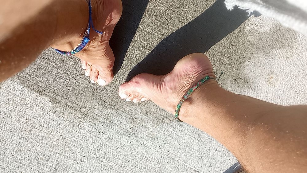 Showing off our feet #3