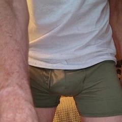 Army green briefs