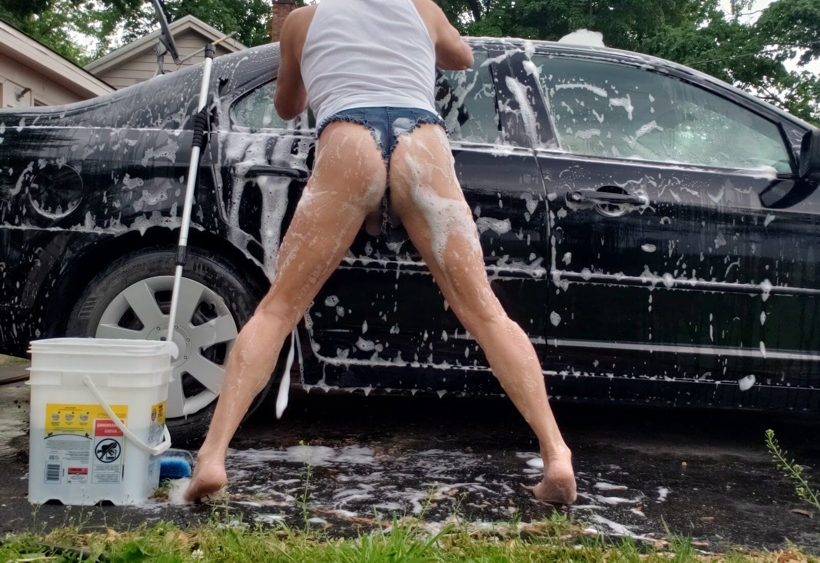 Daisy Duke Shorts Car Wash #17