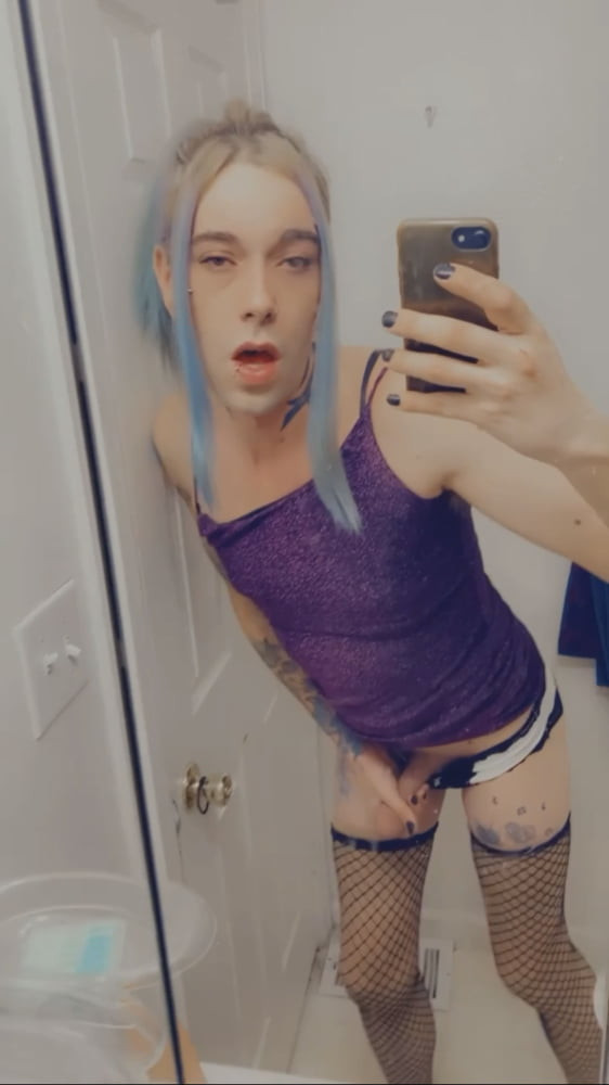 Hot Purple Minidress Slut #55